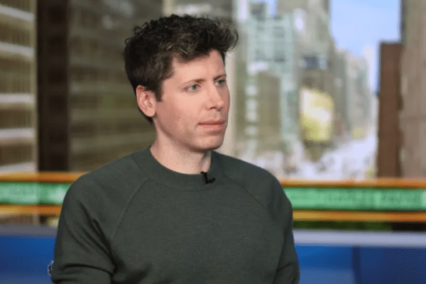 Sam Altman at OpenAI event discussing advancements in AI scaling