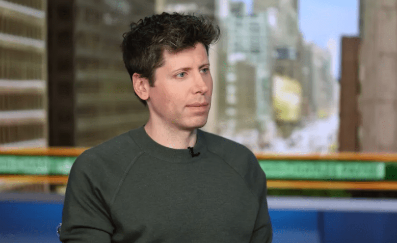 Sam Altman at OpenAI event discussing advancements in AI scaling