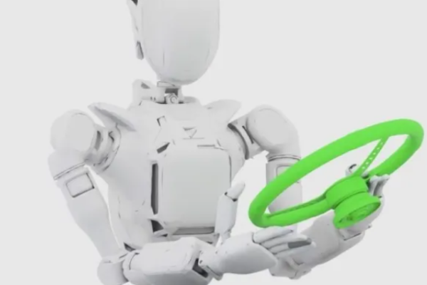 Nvidia’s GR00T humanoid robot using Apple Vision Pro for imitation learning.