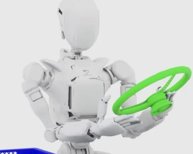 Nvidia’s GR00T humanoid robot using Apple Vision Pro for imitation learning.