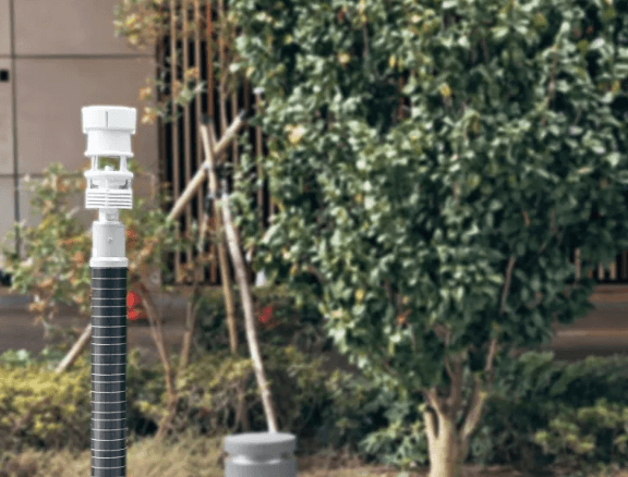 Rocket 2.0 Smart Irrigation system by Full Nature Farms at CES 2025, showcasing AI-based technology for efficient water use in agriculture.