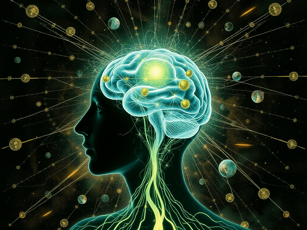 A visual representation of consciousness and the brain, symbolizing the complexity of the human mind and the ongoing search for understanding.