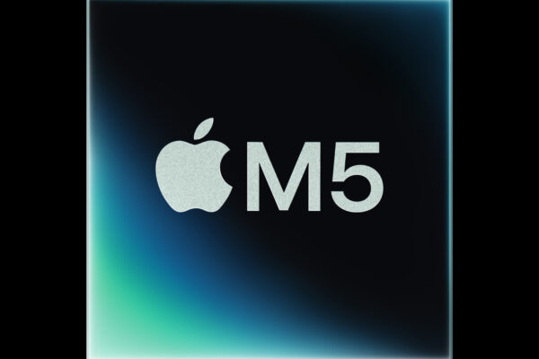 Apple M5 chip showcasing next-generation GPU architecture with Neural Accelerators, designed for AI and graphics performance in MacBook Pro, iPad Pro, and Apple Vision Pro.